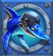 Blauer Hai Symbol