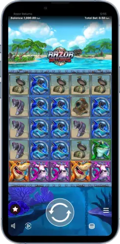 Razor Shark App auf Android starten
